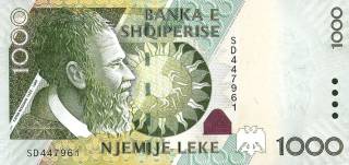 Albania 1.000 Lekë, 2001-2011