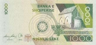 Albania 1.000 Lekë, 2001-2011 reverse