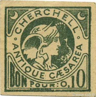 Alger, Department of 10 Centimes, 1916 obverse