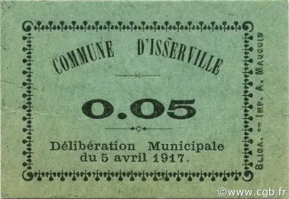 Alger, Department of 5 Centimes, 1917 obverse