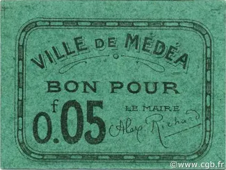 Alger, Department of 5 Centimes, obverse