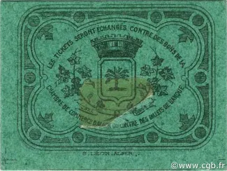 Alger, Department of 5 Centimes, reverse