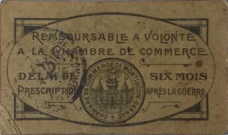 French notgeld 10 Centimes, 1918 reverse