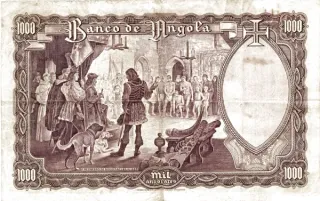 Angola 1.000 Angolares, 1944 reverse