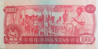 Angola 1.000 Kwanzas, 1976 reverse