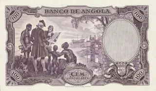 Angola 100 Angolares, 1951 reverse