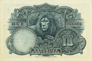 Angola 10 Angolares, 1926 reverse