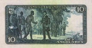 Angola 10 Angolares, 1946 reverse