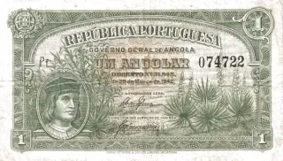 Angola 1 Angolar, 1942 image