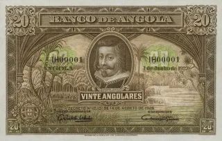 Angola 20 Angolares, 1927 image