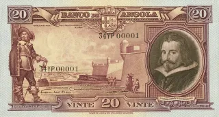 Angola 20 Angolares, 1944 image
