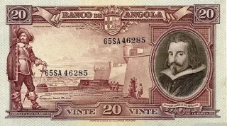 Angola 20 Angolares, 1951 image