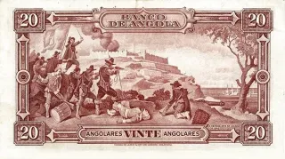 Angola 20 Angolares, 1951 reverse
