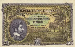 Angola 2 ½ Angolares, 1926 image