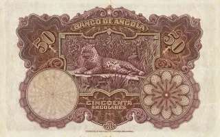 Angola 50 Angolares, 1927 reverse