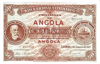 Angola 50 Escudos, 1921 image