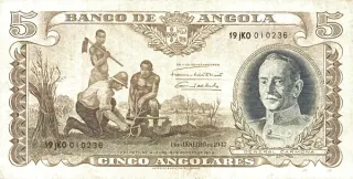 Angola 5 Angolares, 1947 image
