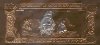 Antigua and Barbuda 100 Dollars, 1981 image