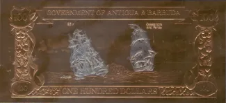 Antigua and Barbuda 100 Dollars, 1981 image