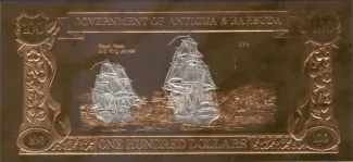 Antigua and Barbuda 100 Dollars, 1981 image