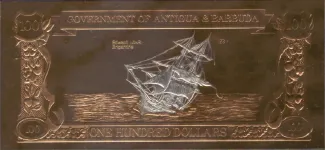 Antigua and Barbuda 100 Dollars, 1981 image