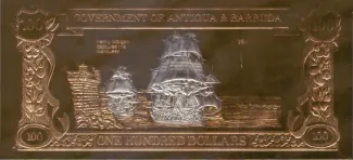 Antigua and Barbuda 100 Dollars, 1981 image