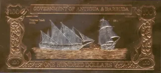Antigua and Barbuda 100 Dollars, 1981 image