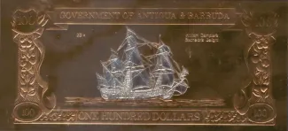Antigua and Barbuda 100 Dollars, 1981 image