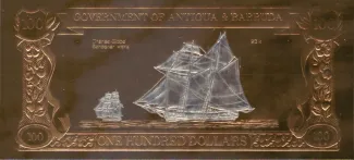 Antigua and Barbuda 100 Dollars, 1981 image