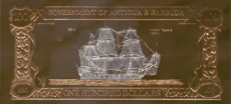 Antigua and Barbuda 100 Dollars, 1981 image