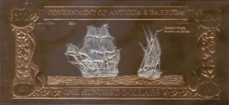 Antigua and Barbuda 100 Dollars, 1981 image