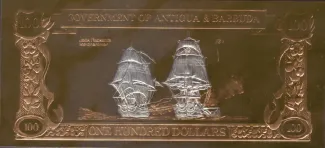 Antigua and Barbuda 100 Dollars, 1981 image