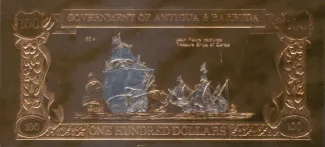 Antigua and Barbuda 100 Dollars, 1981 image