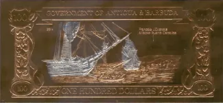 Antigua and Barbuda 100 Dollars, 1981 image