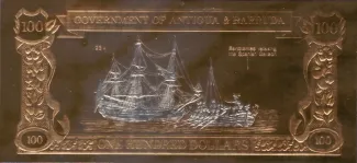 Antigua and Barbuda 100 Dollars, 1981 image