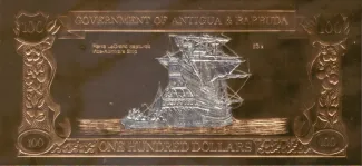 Antigua and Barbuda 100 Dollars, 1981 image