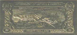Antigua and Barbuda 30 Dollars, 1981 reverse