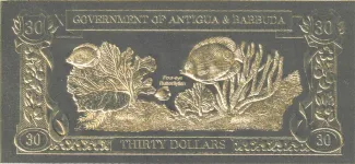 Antigua and Barbuda 30 Dollars, 1981 reverse