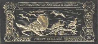 Antigua and Barbuda 30 Dollars, 1981 reverse