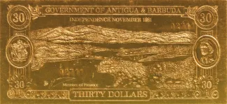 Antigua and Barbuda 30 Dollars, 1981 image