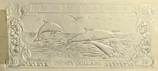 Antigua and Barbuda 30 Dollars, 1981 reverse