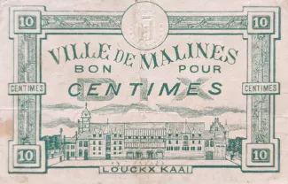 Antwerp, Province of 10 Centimes, 1917 image