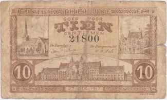 Antwerp, Province of 10 Centimes, 1917 image