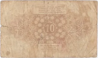 Antwerp, Province of 10 Centimes, 1917 reverse