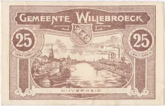 Antwerp, Province of 25 Centimes, 1918 image