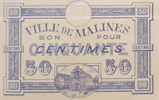 Antwerp, Province of 50 Centimes, 1917 image
