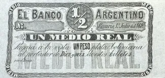 Argentina 0.5 Real, 1869 image
