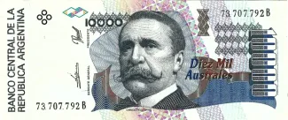 Argentina 10.000 Australes, 1991 image