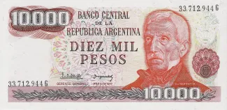 Argentina 10.000 Pesos, 1982 image