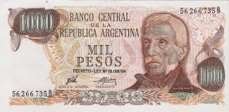 Argentina 1.000 Pesos, 1975 image